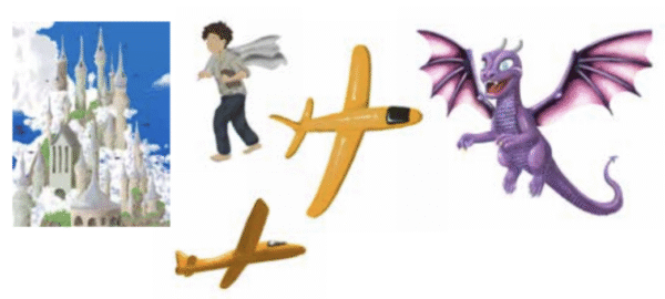 A is For Airplane Sticker Set