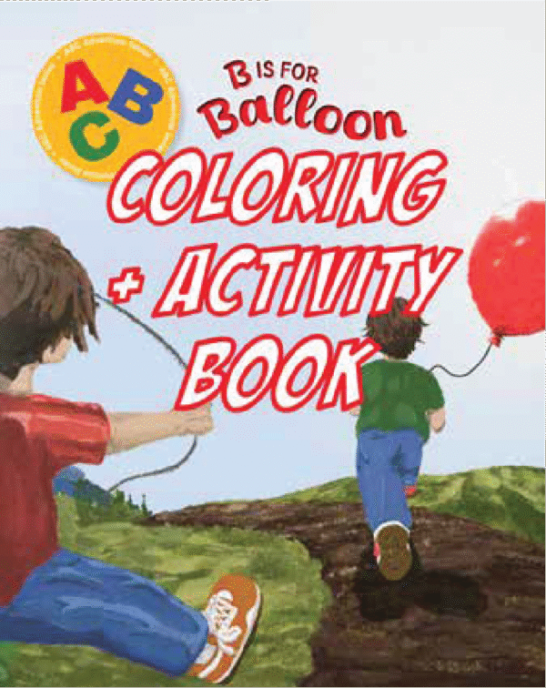 B is for Balloon Activity + Coloring Book
