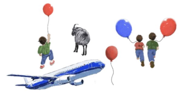 B is for Balloon Sticker Set